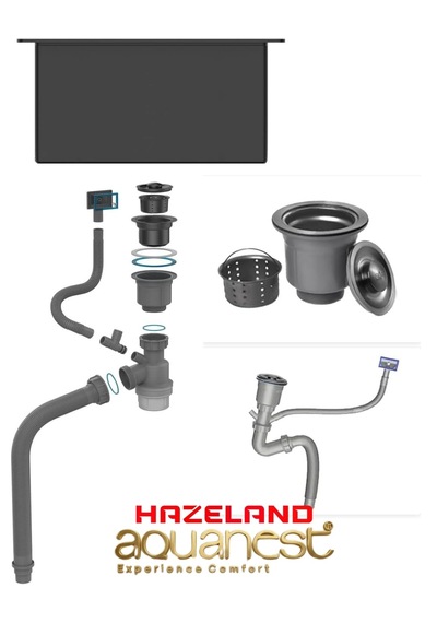 Hazeland Aquanest Urban Mutfak Evyesi 60 45 Antrasit