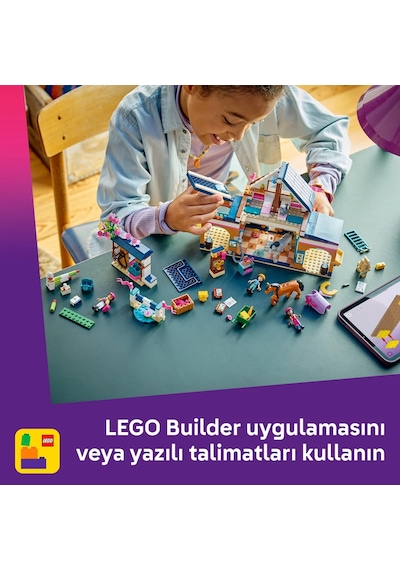 LEGO®  Friends At Ahırı ve Binicilik Akademisi 42688 - 9 Yaş ve Üzeri Çocuklar için Yaratıcı Oyuncak Yapım Seti  (735 Parça)