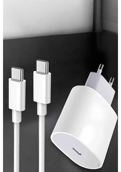 Şarj Aleti İos 15/15 Pro Max Uyumlu Şarj Adaptörü Ve Kablosu 06050214