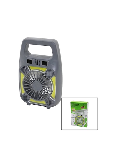 Bay 2in1 Mini Fan - Fener Usb Şarj 2 Kademe Hız Lamba 4 Fonksiyon - 10w Su Geçirmez Taşıma Kulp Mini Vantilatör Gs