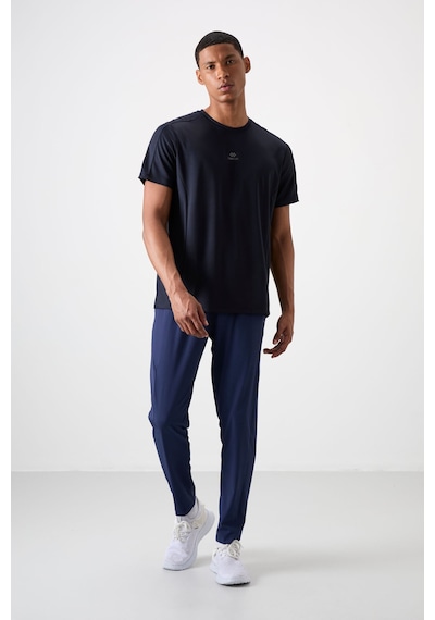 Tommy Life İndigo Polyester İnce Yumuşak Comfort Fit Erkek Eşofman Alt - 82119 İndigo