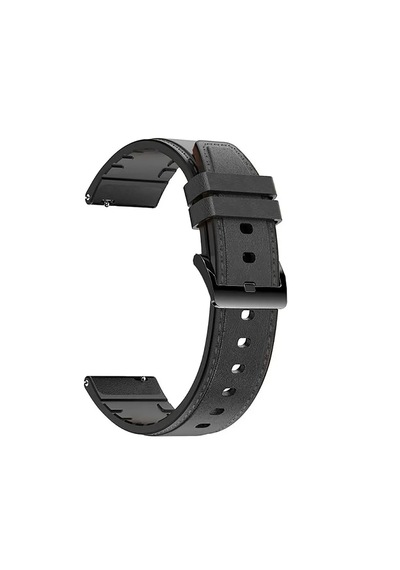 Microcase Amazfit Balance İle Uyumlu Tokalı Deri Kordon Kayış - K