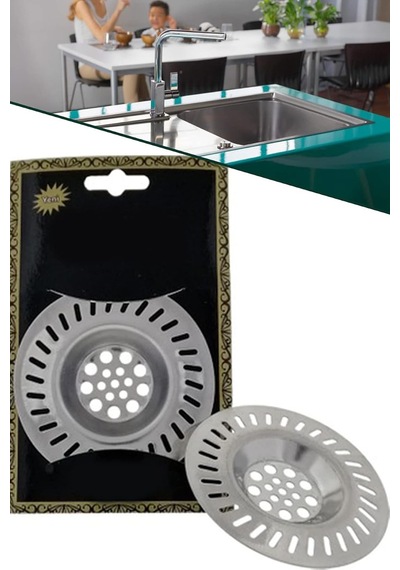 Paslanmaz Çelik Lavabo Süzgeci Seyyar Evye Süzgeci Büyük Boy 1410