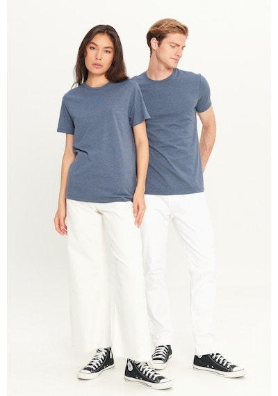 AC&Co / Altınyıldız Classics 4A4800000001INJXS Slim Fit Bisiklet Yaka Kısa Kol Pamuklu Erkek Tişört İndigo Melanj AC&Co / Altınyıldız Classics 4A4800000001INJXS Slim Fit Bisiklet Yaka Kısa Kol Pamuklu Erkek Tişört İndigo Melanj