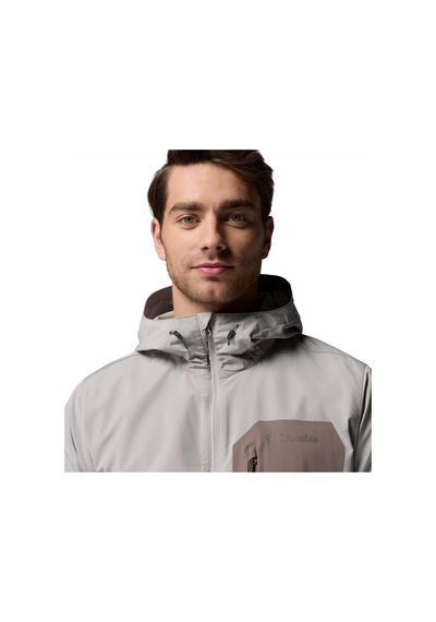 Columbia Tall Heights Iıı Kapüşonlu Erkek Softshell-9141 Gri