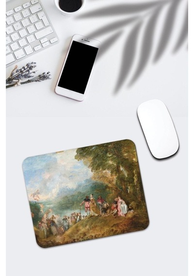Lale Baskılı Kaymaz Tabanlı Mouse Pad Mousepad