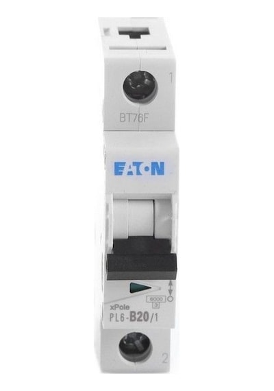 Eaton 286522 Minyatür Devre Kesici - 6ka - B Eğrisi - 1x20a