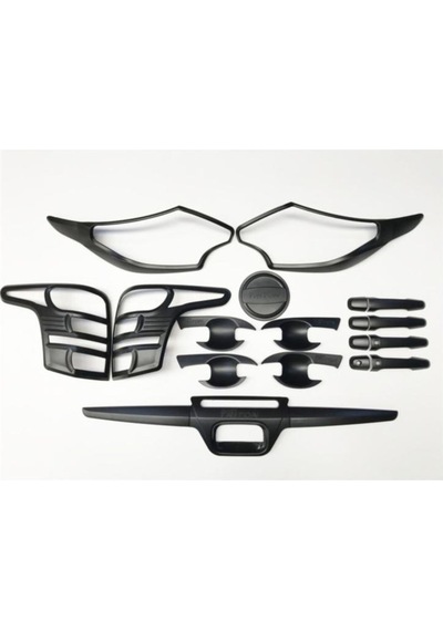 Autogp Mitsubishi L200 Dış Kaplama Seti Siyah Set Full 2015+ Mt-512626