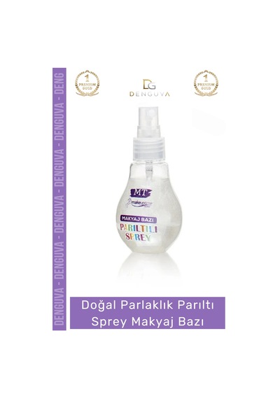 Kozmetik Işıltılı Aydınlık Pürüzsüz Canlı Görünüm Doğal Parlaklık Parıltılı Sprey Makyaj Bazı
