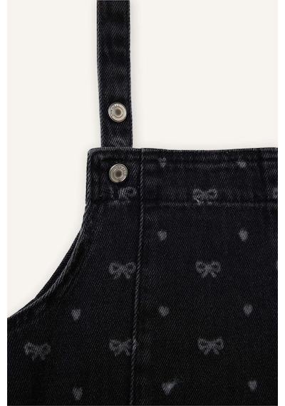 Defacto Kolsuz Jean Elbise Kız Bebek G8104a526spnm36 Antrasit-nm36