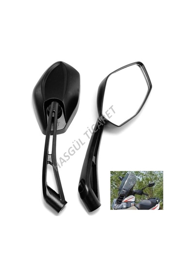 Hsgl Motorsiklet Dirift 125 Ayna Siyah 10Mm