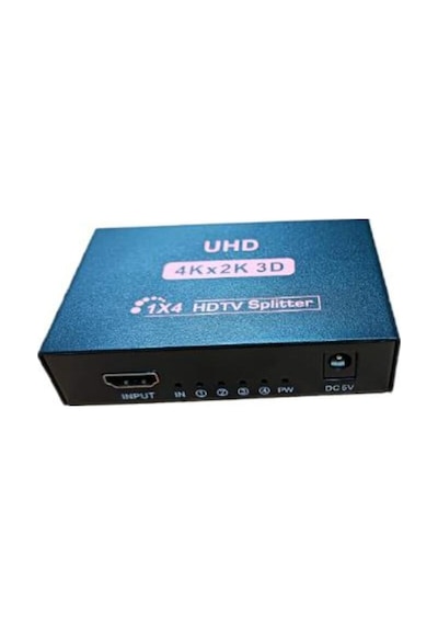 Taplin 4 Port Hdmi Çoğaltıcı 4k Hdmı Splitter 1 Giriş 4 Çıkış Hdmi Çoklayıcı 4 Ekran Full Ultra Hd
