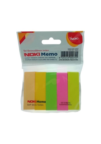 Noki Memo Kağıt İndeks 5 Renk 100 Yp 12060