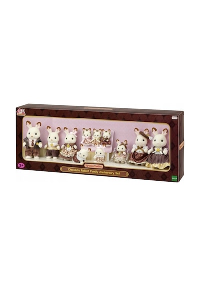 5848 Sylvanian Families Çikolata Kulaklı Tavşan Ailesi Yıldönümü Seti +3 Yaş