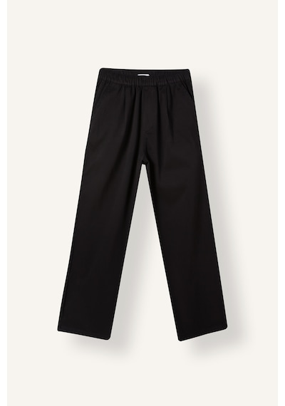 Defacto Ultra Yumuşak Baggy Fit Pile Detaylı Basic Pantolon H3865ax26aubk81 Siyah-bk81