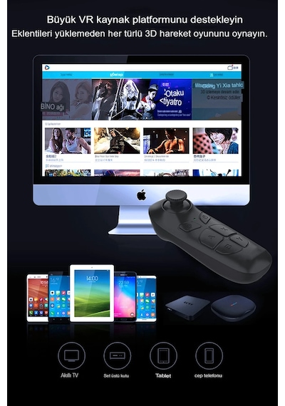 Muratech Newface Shinecon Sc-b03 Sanal Gerçeklik Gözlüğü Kumandası - Siyah