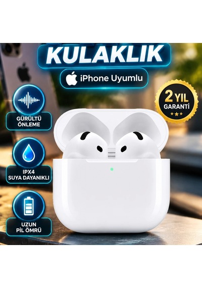 İphone Uyumlu Tws Bluetooth Kulaklık Gürültü Önleme Ve Ipx4 Suya Dayanıklılık 00