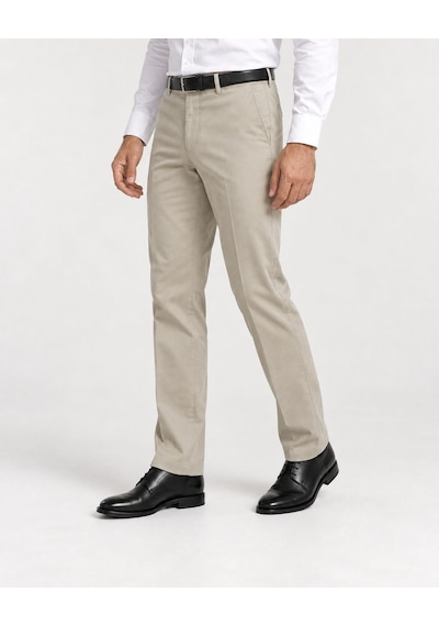 Classics Men Caserta Regular Fit Likralı Erkek Kumaş Pantolon - 7558 Bej