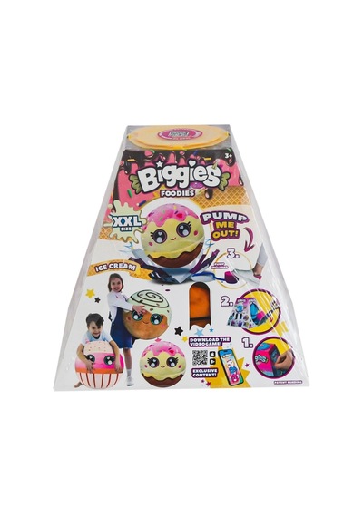 72608 Peluş Biggies Foodies Cinammon Roll Size Xxl Açık Bej