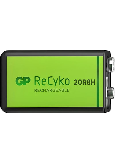 Gp Recyko 9 Volt 200 Mah Nı-Mh Şarjlı Pil Gp20R8H-2E1- Gprhv208R0