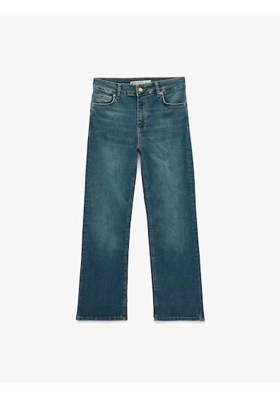 Koton Pamuklu Dar Kalıp Normal Bel İspanyol Paça Denim Pantolon - Flare Jeans Green Cast 7wal40074md Yeşil Koton Pamuklu Dar Kalıp Normal Bel İspanyol Paça Denim Pantolon - Flare Jeans Green Cast 7wal40074md Yeşil