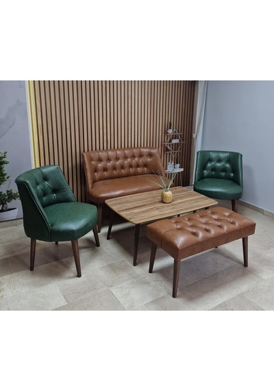 Azra Mobilya Deri Çay Seti Koltuk Takımı Oturma Grubu Cafe Mobilya Ofis-büro Mobilya Balkon Mobilya Taba-yeşil Azra Mobilya Deri Çay Seti Koltuk Takımı Oturma Grubu Cafe Mobilya Ofis-büro Mobilya Balkon Mobilya Taba-yeşil