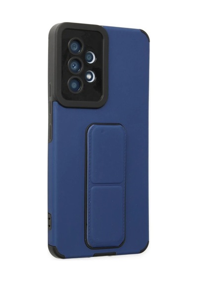 Samsung Galaxy A53 5g Kılıf Mega Standlı Silikon - Mavi 0.2M-Çok Renkli