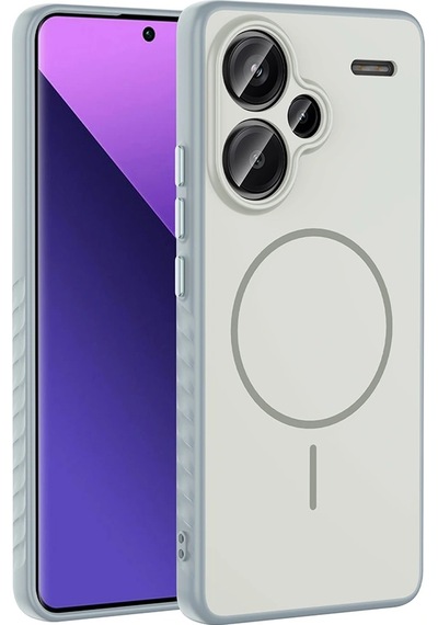 Xiaomi Redmi Note 13 Pro Plus 5g Kılıf M-safe Şarj Özellikli Zore Tea Kapak