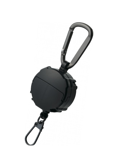 Daiichiseiko Carabiner Reel + Micro Case Black