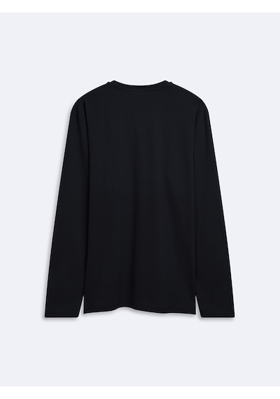 LTB Regular Fit Likralı Basic Lacivert Sweatshırt