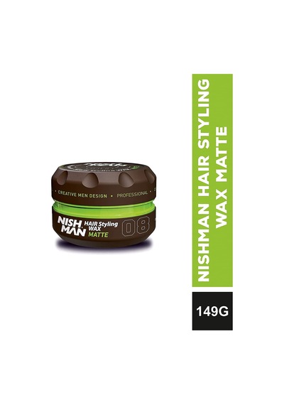 Saç Şekillendirici Wax 08 Matte, 150 Ml Tüm Saç Tipleri Ekstra Güçlü, Doğal Ve Matt Görünüm