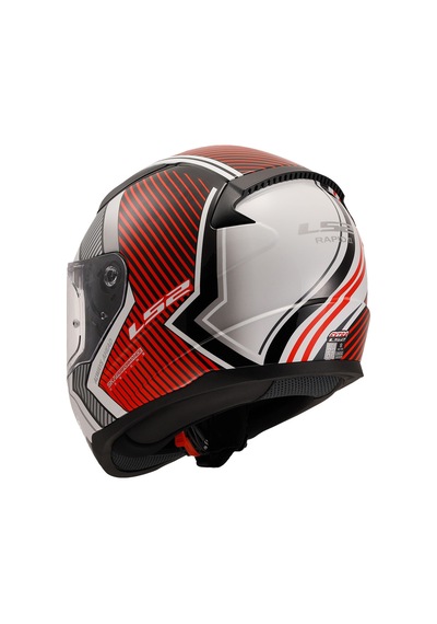 Ls2 Rapıd 2 Extra Beyaz-kırmızı Kask