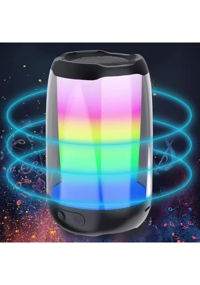 Divex Pluse 4 Mini Taşınabilir Rgb Ledli Siyah Bluetooth Hoparlör Dm-90