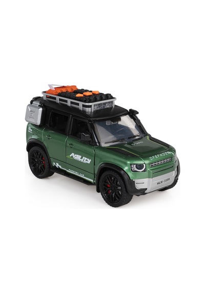 Vardem Kutulu Sürtmeli Işıklı Müzikli Off-road Lüks Araba - Yeşil Su Yeşili