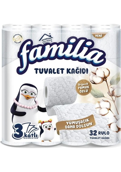 3 Adet Familia Tuvalet Kağıdı 32'li