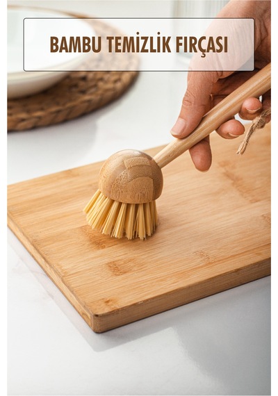 Bambu Temizlik Fırçası