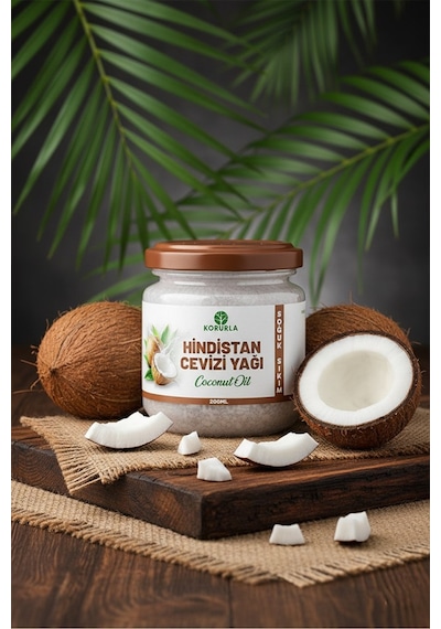 Saf Hindistan Cevizi Yağı Soğuk Sıkım 200ml Diğer