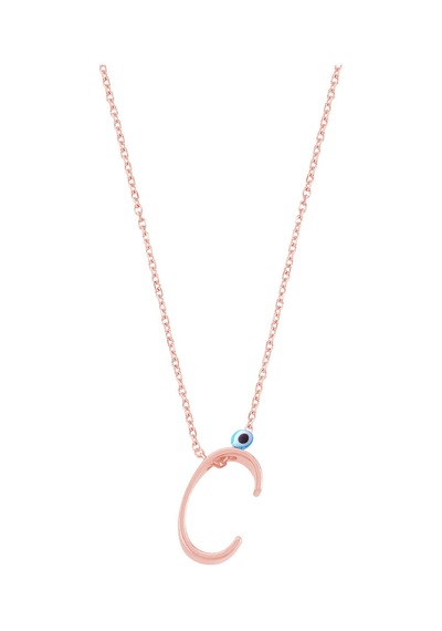 Cosar Silver 925 Ayar Harf Kolye Rose