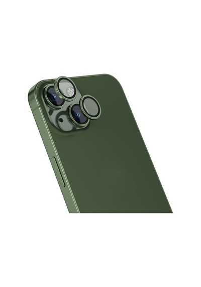 Apple iPhone 15 Uyumlu Plus Zore Cl 13 Kamera Lens Koruyucu Yeşi