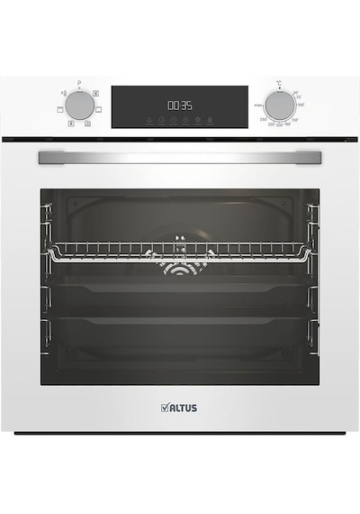 Altus ALA 322 W Turbo - ALA 159 GWH - ALA 535 HW Beyaz Cam Ankastre Set + Çelik Kettle