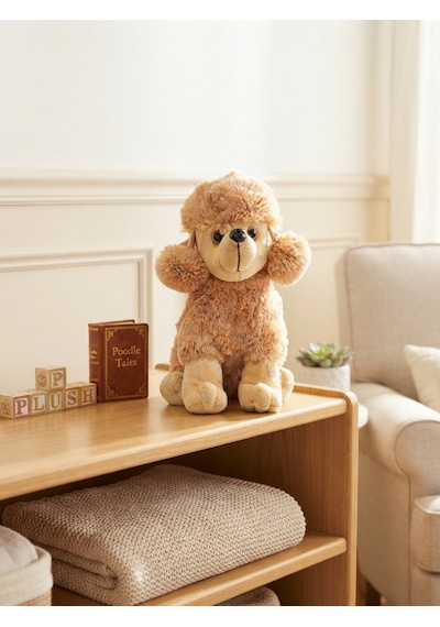 Peluş Uzun Kulaklı Köpek 45 Cm Tarçın Kahve