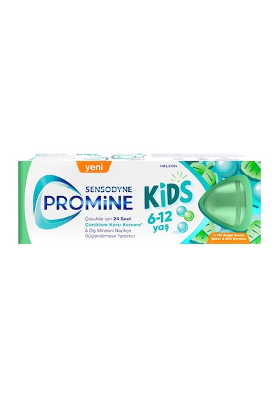 Sensodyne Promine Çocuk Diş Macunu 50 Ml 6-12 Yaş 24 Saat Çürük Koruması 3'li Ekonomik Paket - Tarı