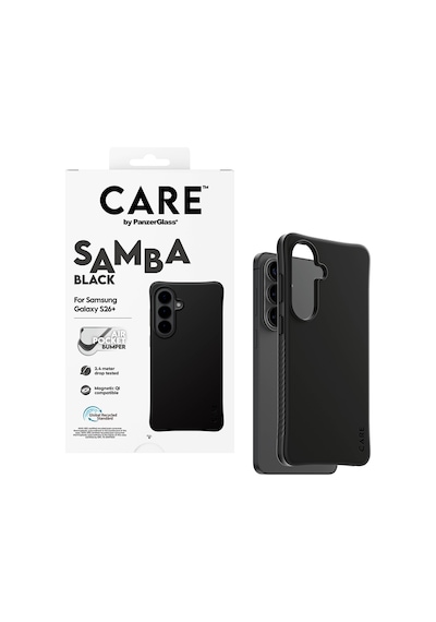 Care By Panzerglass Samba Qi Samsung Uyumlu Galaxy S26 Plus Siyah Kılıf