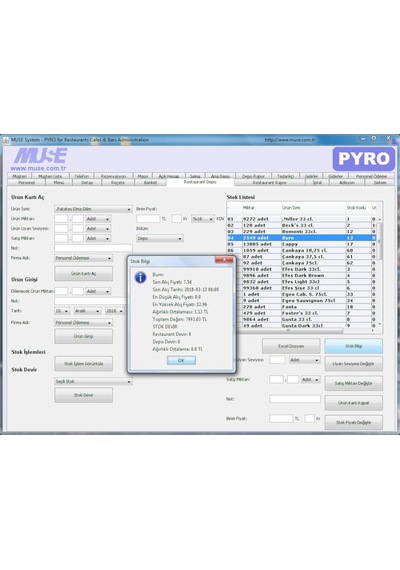 Pyro Pos Elektronik Adisyon Pro Restoran Yazılımı Programı (317619014)