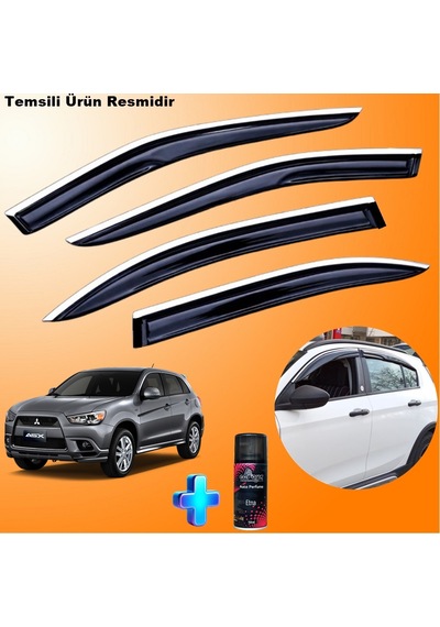 Mitsubishi Asx Mügen Cam Rüzgarlığı Abs Nikelajlı Cam Rüzgarlığı 2010-2015 4 Lü + Ebrayn 150 Ml Koku