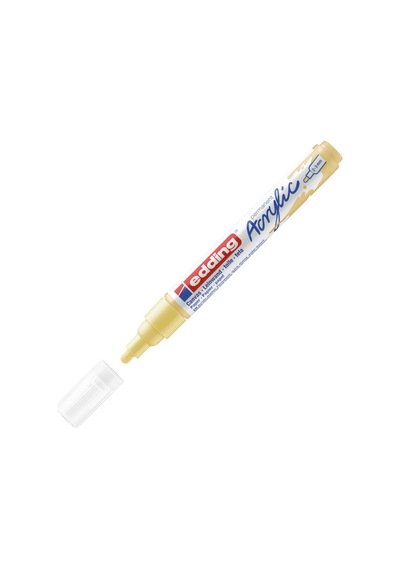 Edding Markör Akrilik Orta Uçlu 2-3 Mm Pastel Sarı 915 5100 Çok Renkli