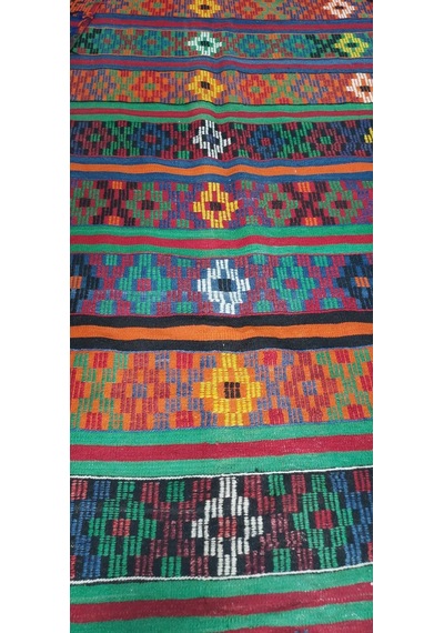 Antika Selendi Kilim 70 Yıllık El Dokuma Yün Halı 180x365 Cm