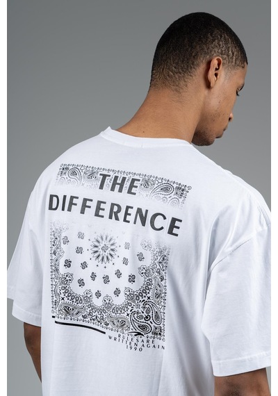Maraton Sportswear Oversize Erkek Bisiklet Yaka Kısa Kol Basic Beyaz T-shirt 22694-beyaz Beyaz