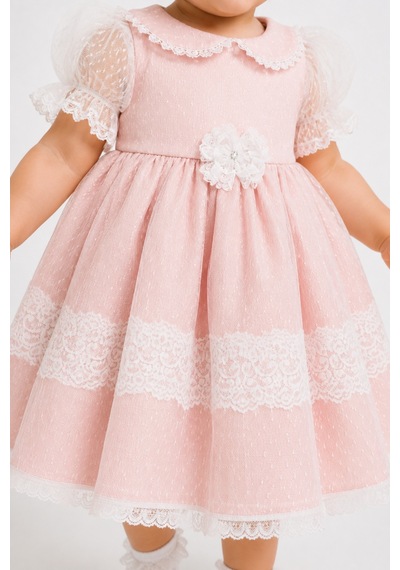 Babyhola Dantel Detay Özel Tasarım Kız Bebek Çocuk Abiye Elbise Saç Bandı Mevlüt Doğum Günü Set 7029 Pudra Babyhola Dantel Detay Özel Tasarım Kız Bebek Çocuk Abiye Elbise Saç Bandı Mevlüt Doğum Günü Set 7029 Pudra