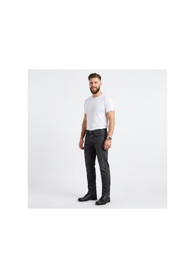 Levi's 501 %100 Coton Klasik Erkek Jean Pantolon- Grey-3783-- Lacivert